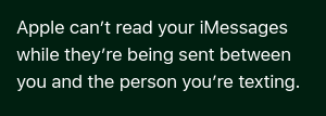Apple CAN read your iMessages iMessages not private